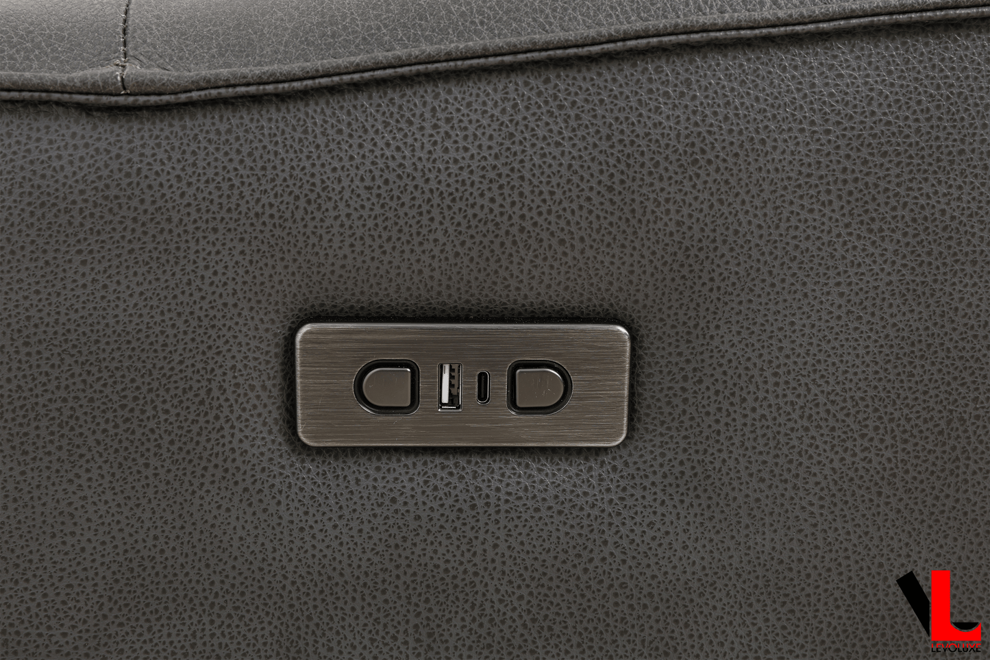 Levoluxe Chair Conrad 36" Zero Gravity Power Reclining Chair in Leather Match - Available in 2 Colours