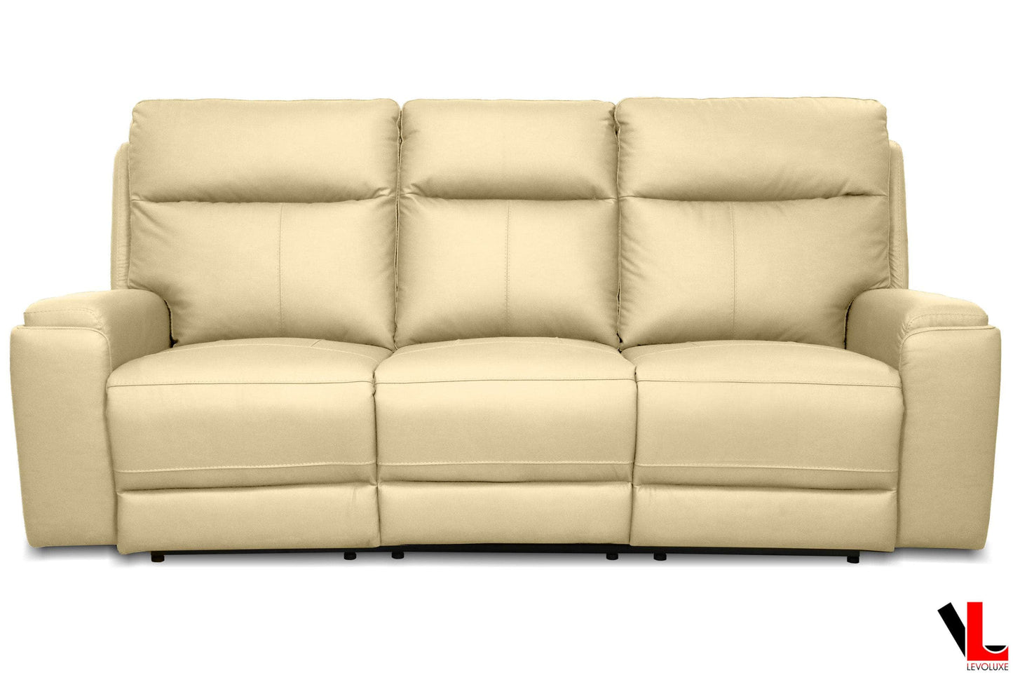 Levoluxe Sofa Set Arlo 2 Piece Power Reclining Sofa and Loveseat Set with Power Headrests in Leather Match - Available in 2 Colours