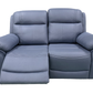 Regent 62" Jaxxon Blue Power Reclining 2 Seater Loveseat with Power Headrests