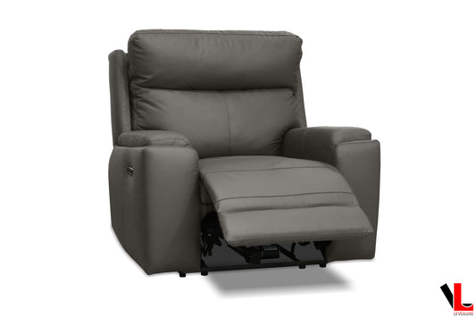 Arlo 41.3" Power Reclining Chair with Power Headrest in Leather Match - Available in 2 Colours