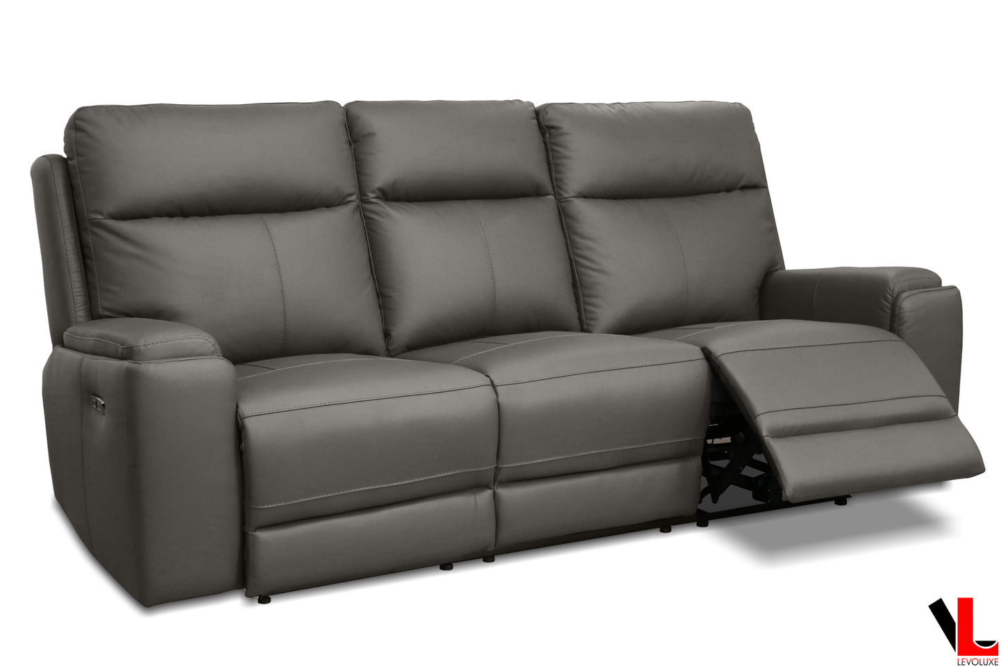 Arlo 87" Power Reclining Sofa with Power Headrest in Leather Match - Available in 2 Colours