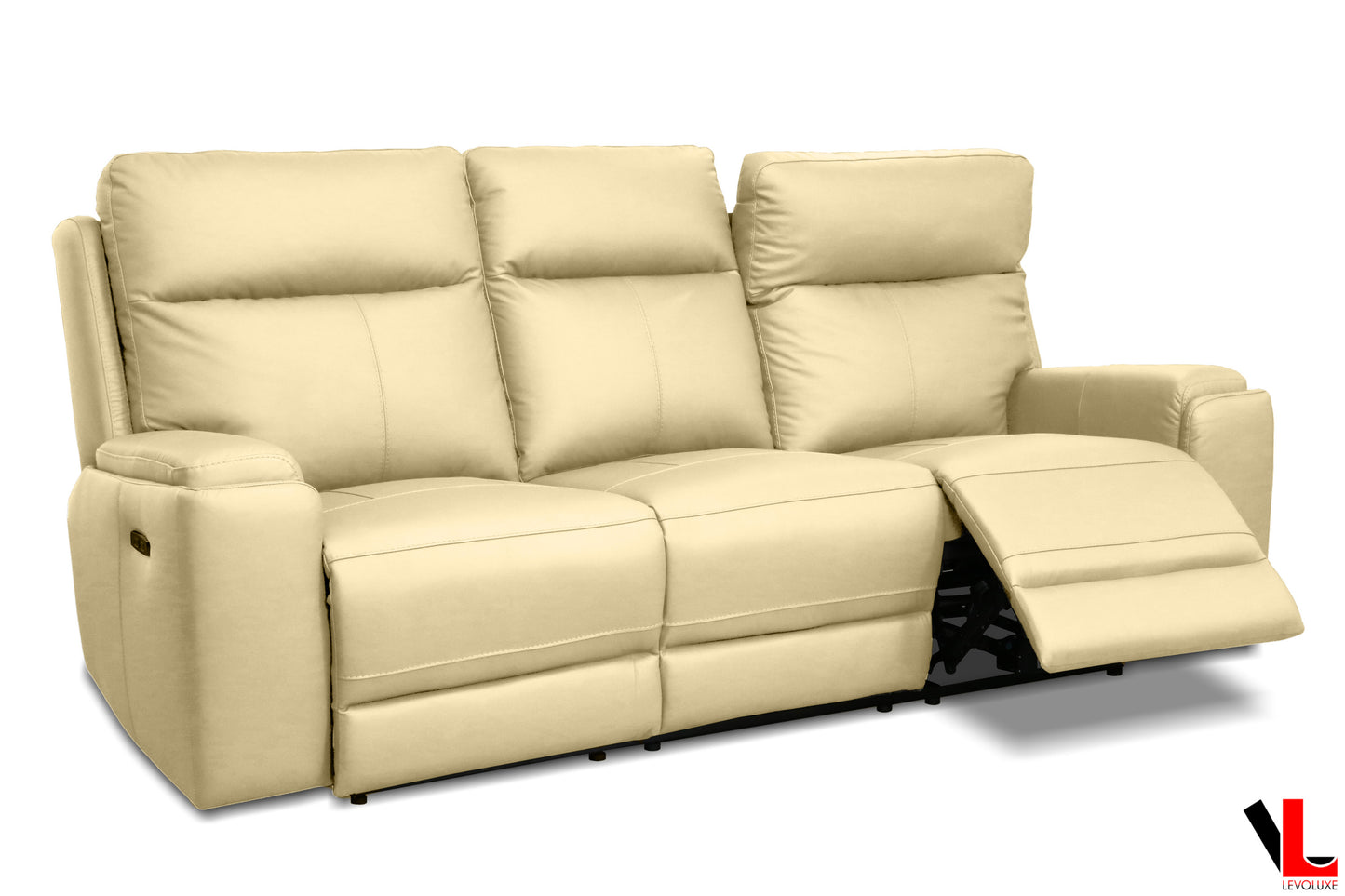 Arlo 87" Power Reclining Sofa with Power Headrest in Leather Match - Available in 2 Colours