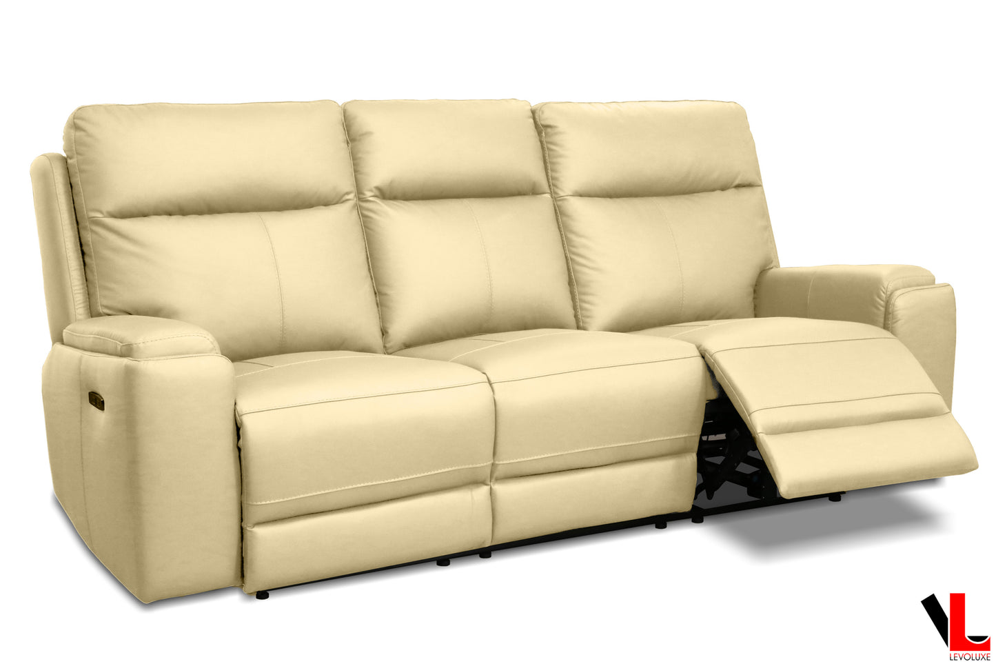 Arlo 87" Power Reclining Sofa with Power Headrest in Leather Match - Available in 2 Colours