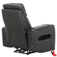 Levoluxe Colton 37" Leather Match Power Glider Reclining Chair with Power Headrest, Cupholders and Storage, image 8