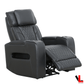 Levoluxe Colton 37" Leather Match Power Glider Reclining Chair with Power Headrest, Cupholders and Storage, image 2