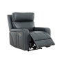 Levoluxe Cavron 37" Leather Match Power Glider Reclining Chair with Power Headrest, image 15