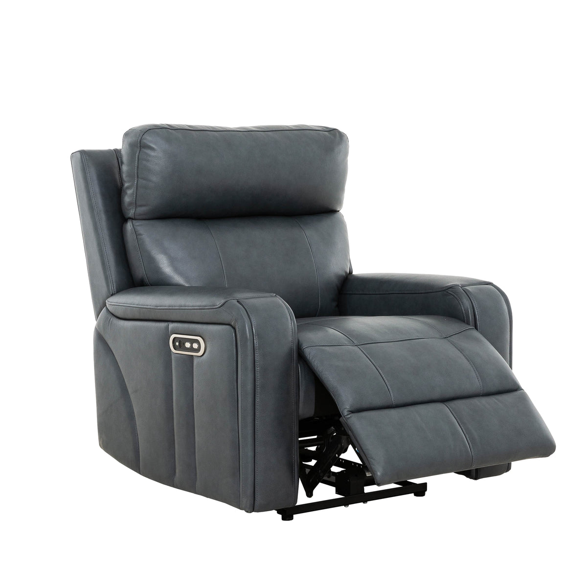 Levoluxe Cavron 37" Leather Match Power Glider Reclining Chair with Power Headrest, image 15