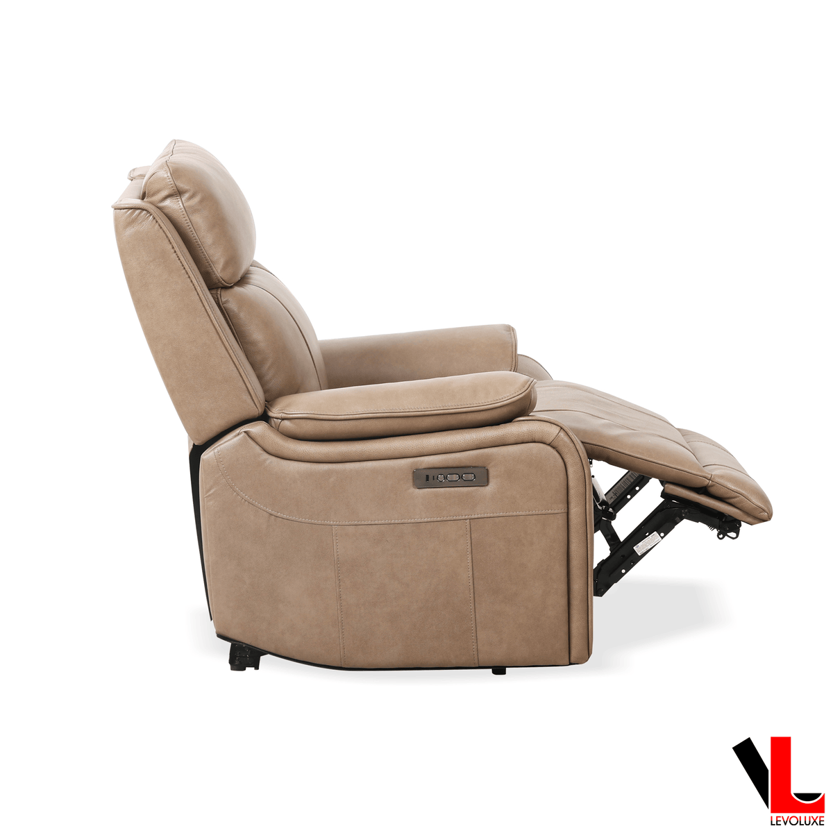 Levoluxe Brindle 36.5" Leather Match Power Reclining Chair, image 17