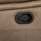 Levoluxe Chair Brindle 36.5" Leather Match Swivel Glider Reclining Chair - Available in 2 Colours