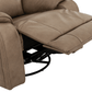 Levoluxe Chair Brindle 36.5" Leather Match Swivel Glider Reclining Chair - Available in 2 Colours
