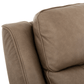 Levoluxe Chair Brindle 36.5" Leather Match Swivel Glider Reclining Chair - Available in 2 Colours