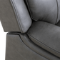 Levoluxe Chair Brindle 36.5" Leather Match Swivel Glider Reclining Chair - Available in 2 Colours
