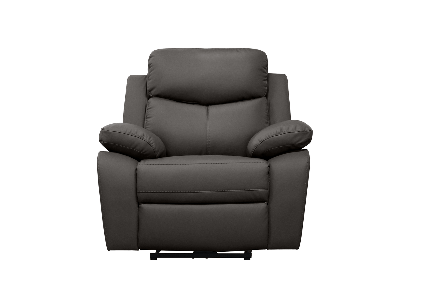 Levoluxe Chair Brown Aveon 38.5" Pillow Top Arm Reclining Chair in Leather Match - Available in 3 Colours
