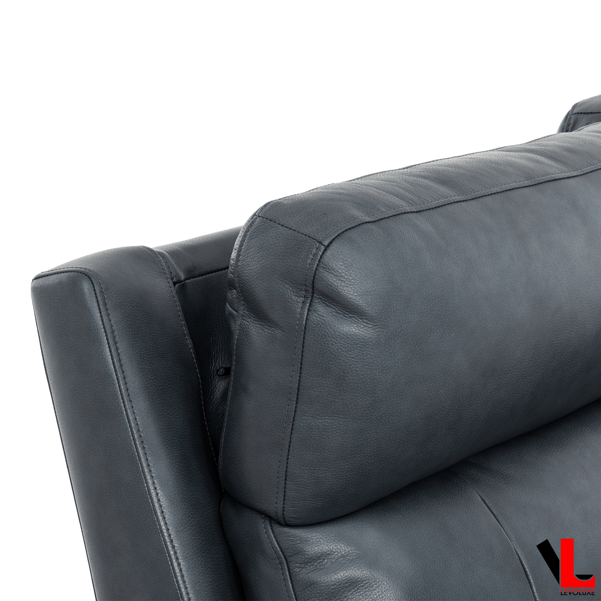 Levoluxe Cavron 37" Leather Match Power Glider Reclining Chair with Power Headrest, image 18