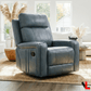 Levoluxe Cavron 37" Leather Match Power Glider Reclining Chair with Power Headrest, image 14
