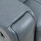 Levoluxe Chair Cavron 37" Leather Match Swivel Glider Reclining Chair - Available in 2 Colours