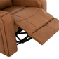 Levoluxe Chair Cavron 37" Leather Match Swivel Glider Reclining Chair - Available in 2 Colours