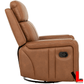 Levoluxe Chair Cavron 37" Leather Match Swivel Glider Reclining Chair - Available in 2 Colours
