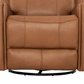 Levoluxe Chair Cavron 37" Leather Match Swivel Glider Reclining Chair - Available in 2 Colours