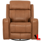 Levoluxe Chair Cavron 37" Leather Match Swivel Glider Reclining Chair - Available in 2 Colours