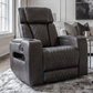 Levoluxe Chair Colton 37" Leather Match Swivel Glider Reclining Chair - Available in 2 Colours
