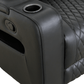 Levoluxe Chair Colton 37" Leather Match Swivel Glider Reclining Chair - Available in 2 Colours