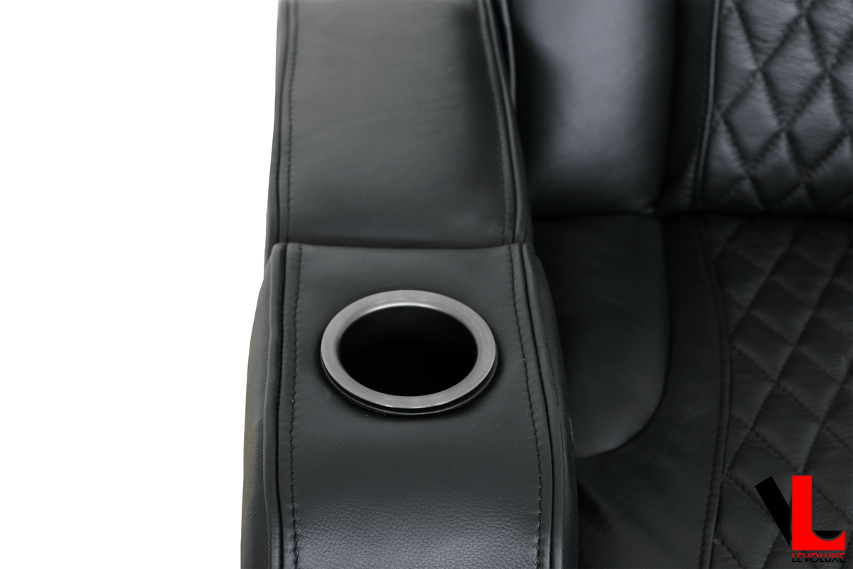 Levoluxe Chair Colton 37" Leather Match Swivel Glider Reclining Chair - Available in 2 Colours