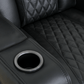 Levoluxe Chair Colton 37" Leather Match Swivel Glider Reclining Chair - Available in 2 Colours