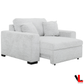 Levoluxe Chair Galveston 58.5" Power Sliding Chair in Chelsea Arctic