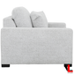 Levoluxe Chair Galveston 58.5" Power Sliding Chair in Chelsea Arctic