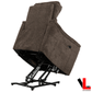 Levoluxe Chair Ladon 34" Power Lift Reclining Chair in Bayside Brown