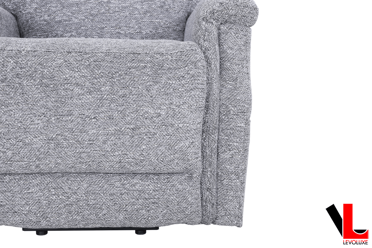 Levoluxe Chair Lifton 34" Power Lift Reclining Chair in Gramercy Smoke