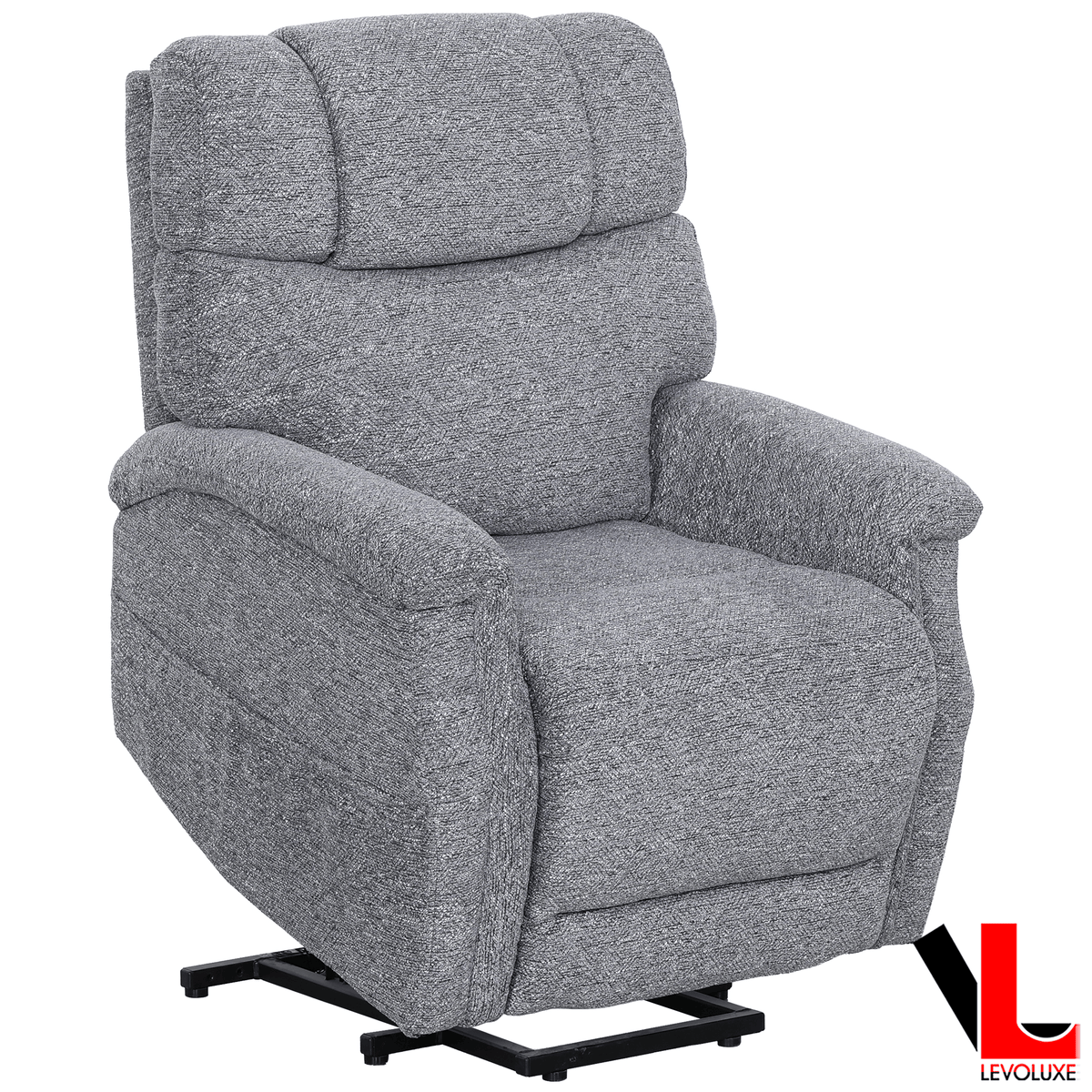 Levoluxe Chair Lifton 34" Power Lift Reclining Chair in Gramercy Smoke