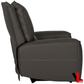 Levoluxe Chair Odessa 41.5" Power Reclining Chair with Power Headrest in Tex Grey Leather Match