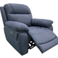 Levoluxe Chair Regent 40.5" Jaxxon Blue Power Reclining Chair with Power Headrest