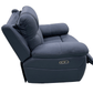 Levoluxe Chair Regent 40.5" Jaxxon Blue Power Reclining Chair with Power Headrest