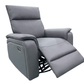 Levoluxe Chair Sereno 36" Jaxxon Smoke Power Swivel Glider Reclining Chair