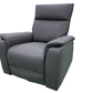 Levoluxe Chair Sereno 36" Jaxxon Smoke Power Swivel Glider Reclining Chair