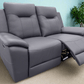Levoluxe Loveseat Avante 66" Jaxxon Steel Power Reclining 2 Seater Loveseat