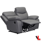Levoluxe Aveon 62" Pillow Top Arm Reclining Loveseat in Leather Match, image 5