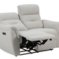 Levoluxe Loveseat Cain 57" Power Reclining Loveseat in Weave Fabric - Available in 2 Colours
