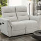 Levoluxe Loveseat Cain 57" Power Reclining Loveseat in Weave Fabric - Available in 2 Colours