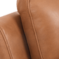 Levoluxe Loveseat Cavron 58" Power Reclining 2 Seater Loveseat with Power Headrests in Cognac Leather Match
