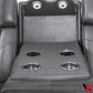 Levoluxe Colton 58" Leather Match Power Reclining 2 Seater Loveseat with Power Headrest, Cupholders and Storage, image 22