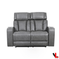 Levoluxe Colton 58" Leather Match Power Reclining 2 Seater Loveseat with Power Headrest, Cupholders and Storage, image 19