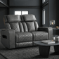 Levoluxe Colton 58" Leather Match Power Reclining 2 Seater Loveseat with Power Headrest, Cupholders and Storage, image 15