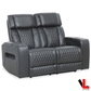 Levoluxe Colton 58" Leather Match Power Reclining 2 Seater Loveseat with Power Headrest, Cupholders and Storage, image 3
