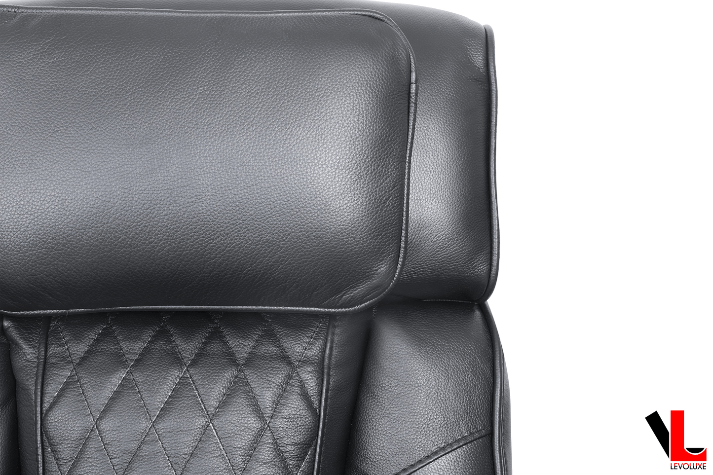 Levoluxe Colton 58" Leather Match Power Reclining 2 Seater Loveseat with Power Headrest, Cupholders and Storage, image 10