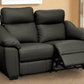 Maverick 64.5" Power Reclining Loveseat with Power Headrest in Dark Chocolate Leather Match