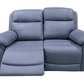 Levoluxe Loveseat Regent 62" Jaxxon Blue Power Reclining 2 Seater Loveseat with Power Headrests